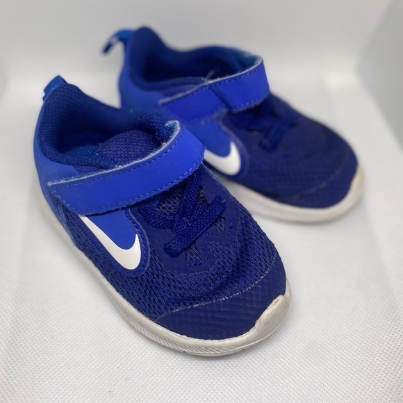 NIKE Downshifter Revolution Baby/Toddler Shoes AR4137-400 Royal Blue Size 5C - Picture 5 of 7